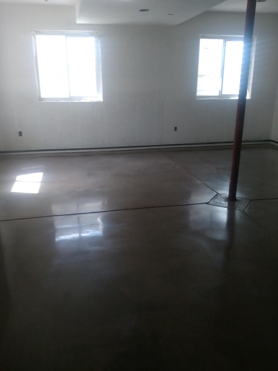 Polishing 5280 Floors Polished Concrete Floor In A Residential Bat