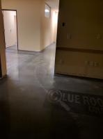 Polished Concrete Company Logo on floor