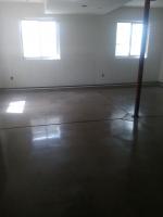 Polished Concrete Floor in a Residential Basement