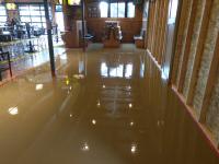 Burger Bar and Grill in Centennial Single Color Epoxy with an industrial clear coating.