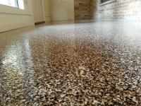 Denver Colorado wash room got an epoxy flake floor installed by us.